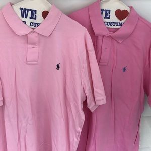 Pair of Pink Polos